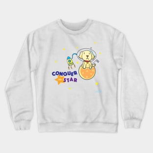 Conquer the Star - Dog Crewneck Sweatshirt